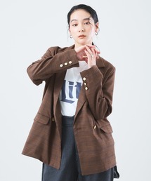 Perfect Suit FActory（パーフェクトスーツファクトリー）の「チェック　ダブルジャケット（テーラードジャケット）」