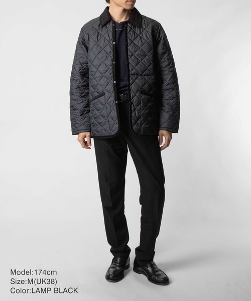 LAVENHAM（ラベンハム）の「LAVENHAM RAYDON ラベンハム レイドン キルティングジャケット（ダウンジャケット/コート・メンズ・ブラック系2/ブラック系1/ネイビー系1・X-LARGE/MEDIUM/LARGE/XX-LARGE）」の4枚目の写真