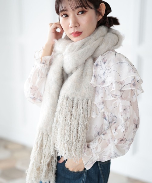 Ruwan yu(ルワンユー)の「フラワージャガードシフォンブラウス【大きいサイズ対応】(シャツ/ブラウス・レディース・ピンク・LL/L/4L/3L)」の16枚目の写真