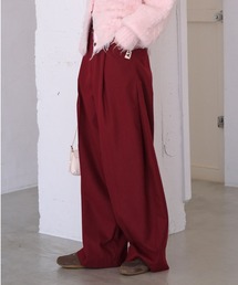 AKTE | タックワイドパンツ(その他パンツ)