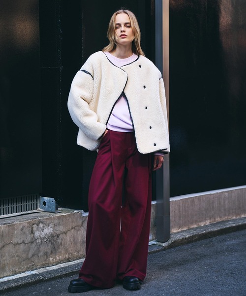 タックワイドパンツ（その他パンツ）｜AKTE（アクテ）のファッション