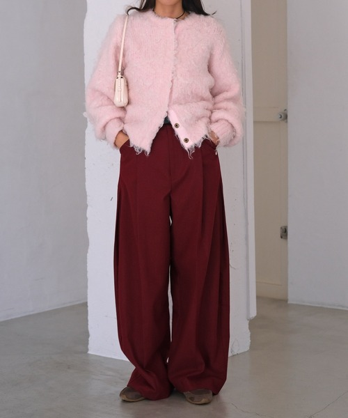 piso　AKTE タックワイドパンツ（その他パンツ）｜AKTE（アクテ）のファッション