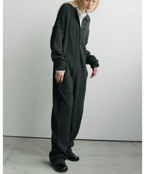 Knit Easy Combinaison（つなぎ/オールインワン）｜anuke（アンヌーク