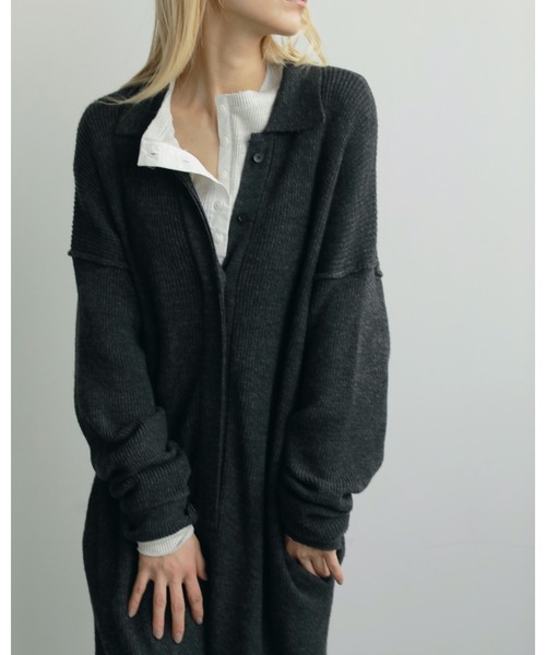 セール】Knit Easy Combinaison（つなぎ/オールインワン）｜anuke