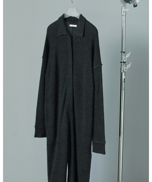 セール】Knit Easy Combinaison（つなぎ/オールインワン）｜anuke