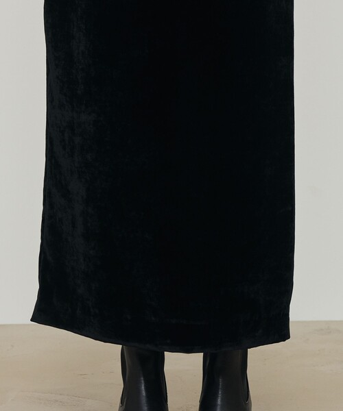 DES PRES（デ・プレ）の「ダイアモンドゲージエンブロイダリー マキシスカート（スカート・レディース・ブラック系その他・34/36）」の8枚目の写真