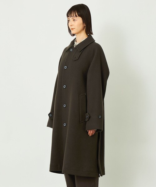 MACKINTOSH PHILOSOPHY（ﾏｯｷﾝﾄｯｼｭ ﾌｨﾛｿﾌｨｰ）の「GREY LABEL 【COSWAY(コズウェイ)】（ステンカラーコート・レディース・ダークネイビー/ブラウン系その他4・2/6）」の7枚目の写真