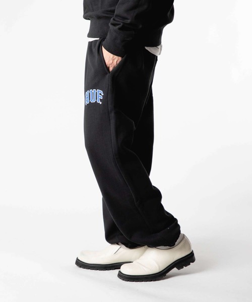 HUF(ハフ)の「HUF ARCH FLEECE PANT ハフ アーク フリース スウェットパンツ(スウェットパンツ・メンズ・ブラック・SMALL/MEDIUM/LARGE/X-LARGE)」の14枚目の写真