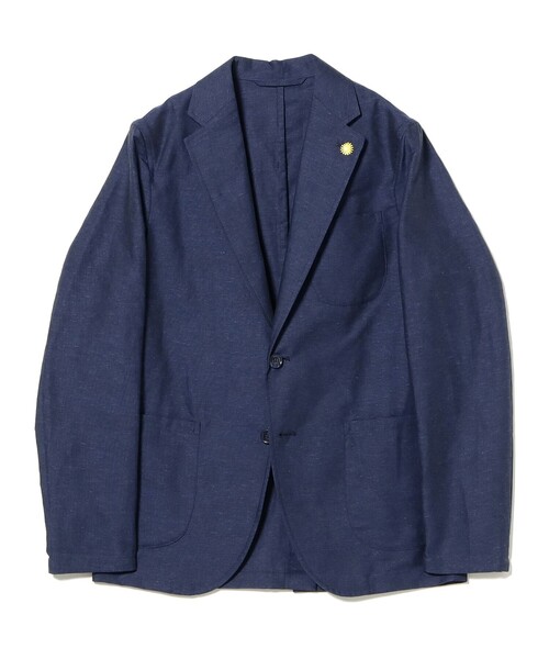 GIANNETTO(ジャンネット)の「【別注】GIANNETTO / コットンリネン ネイビージャケット(その他アウター・メンズ・インディゴブルー・44/46/50/52/48)」の9枚目の写真