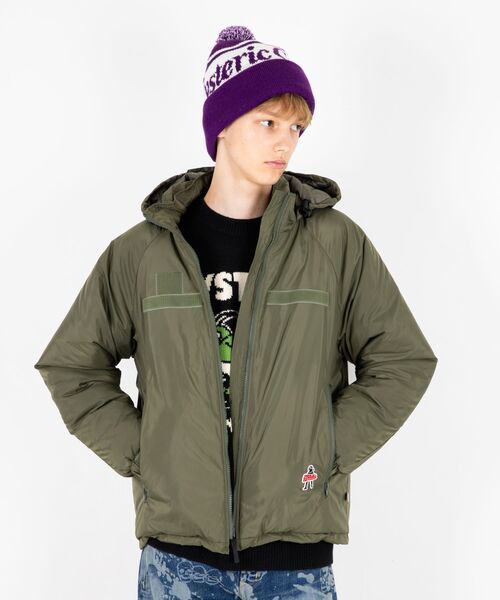 VIXEN GIRLワッペン フーデッドブルゾン（ミリタリージャケット