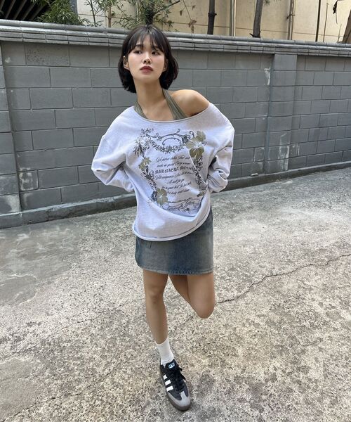 Midnight Move（ミッドナイトムーブ）の「vt fl mtm (dark grey)（スウェット・レディース・その他・FREE）」の8枚目の写真