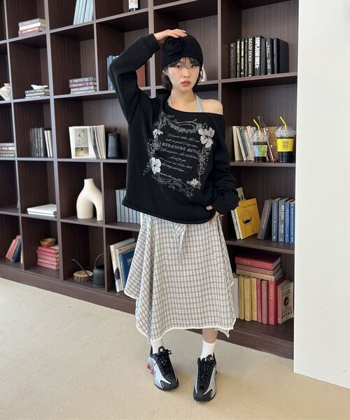 Midnight Move（ミッドナイトムーブ）の「vt fl mtm (dark grey)（スウェット・レディース・その他・FREE）」の10枚目の写真