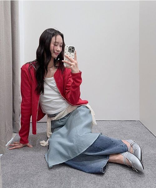 TYPESERVICE（タイプサービス）の「Beaded Handmade Knitted Bag [Silver]（メッセンジャーバッグ・レディース・その他・FREE）」の9枚目の写真