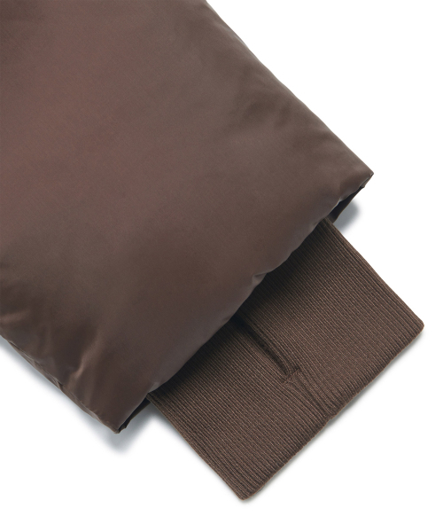 NOMANUAL（NOMANUAL）の「SKADI DUCK DOWN - DARK BROWN（ダウンジャケット/コート・レディース・その他・LARGE/X-LARGE/X-SMALL/SMALL/MEDIUM）」の11枚目の写真