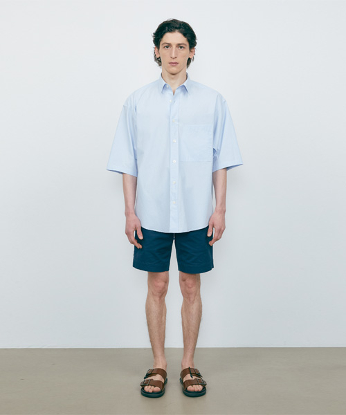 VTWO（ブイツー）の「ウォッシングポケットバクシハーフシャツ_スカイブルー（シャツ/ブラウス・メンズ・その他・SMALL/MEDIUM/LARGE）」の2枚目の写真