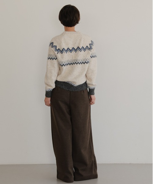attiree(アティレー)の「微起毛ワイドパンツ(スラックス・レディース・ブラウン/チャコールグレー・MEDIUM/LARGE)」の22枚目の写真