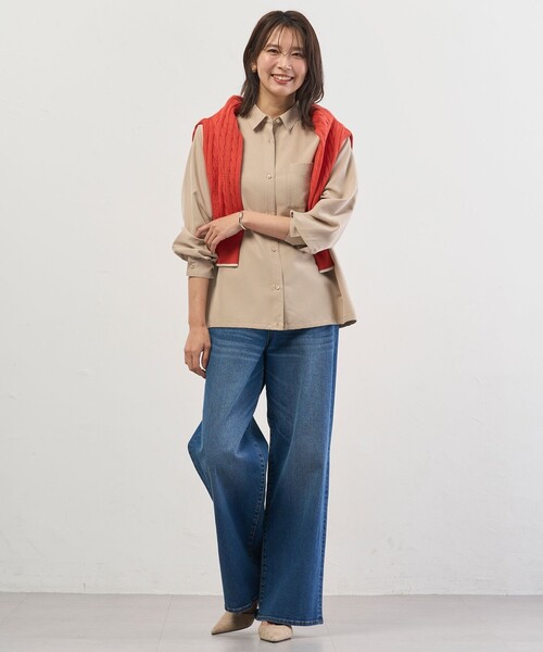 J.PRESS Ladies(J.プレス レディス)の「Springピーチ ブラウス(シャツ/ブラウス・レディース・ブラウン系/ライトグリーン系・XS)」の18枚目の写真
