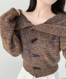 emi+（エミプラス）の「ショート丈ニットカーディガン（カーディガン/ボレロ）」