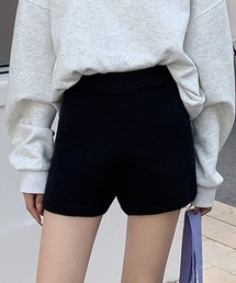 ニットショートパンツ