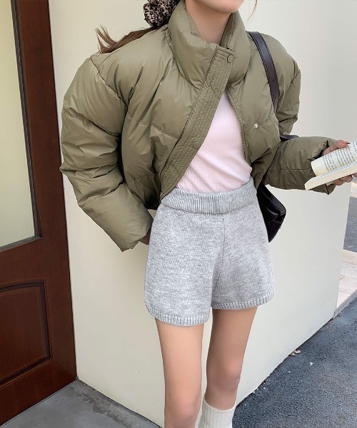 Riff(リフ)の「ニットショートパンツ(その他パンツ・レディース・グレー/ブラック・FREE)」の18枚目の写真