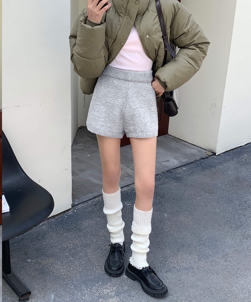 Riff(リフ)の「ニットショートパンツ(その他パンツ・レディース・グレー/ブラック・FREE)」の20枚目の写真