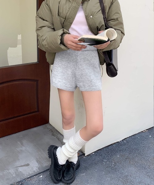 Riff(リフ)の「ニットショートパンツ(その他パンツ・レディース・グレー/ブラック・FREE)」の21枚目の写真