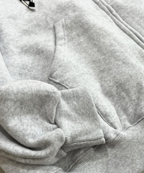 SK8ER ROCK(スケーターロック)の「Star Napping Sweat Hood Zip-Up ((white melange))(パーカー・レディース・その他・FREE)」の6枚目の写真