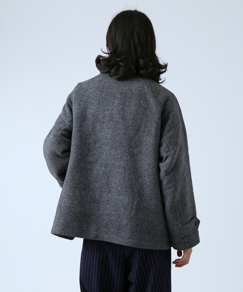 B.C STOCK（ベーセーストック）の「WOOL BLEND ハンティングブルゾン（ブルゾン・メンズ・ブラック/チョコ/ブラウン・MEDIUM/LARGE）」の7枚目の写真