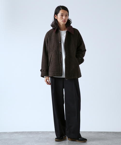 B.C STOCK（ベーセーストック）の「WOOL BLEND ハンティングブルゾン（ブルゾン・メンズ・ブラック/チョコ/ブラウン・MEDIUM/LARGE）」の12枚目の写真