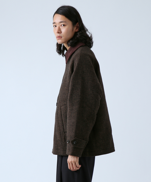 B.C STOCK（ベーセーストック）の「WOOL BLEND ハンティングブルゾン（ブルゾン・メンズ・ブラック/チョコ/ブラウン・MEDIUM/LARGE）」の14枚目の写真