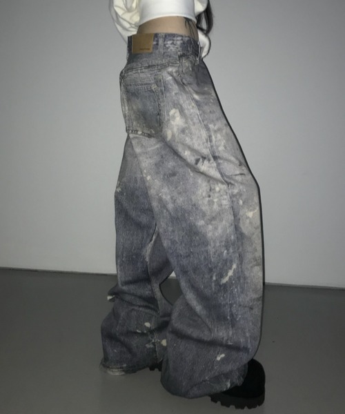 THEAIRTOWN(ジエアタウン)の「digital printing denim pt(デニムパンツ・レディース・ブルー・SMALL/MEDIUM)」の9枚目の写真