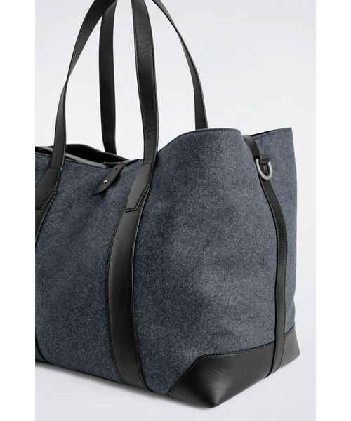 ウール素材のウィークエンダートートバッグ（トートバッグ）｜COS