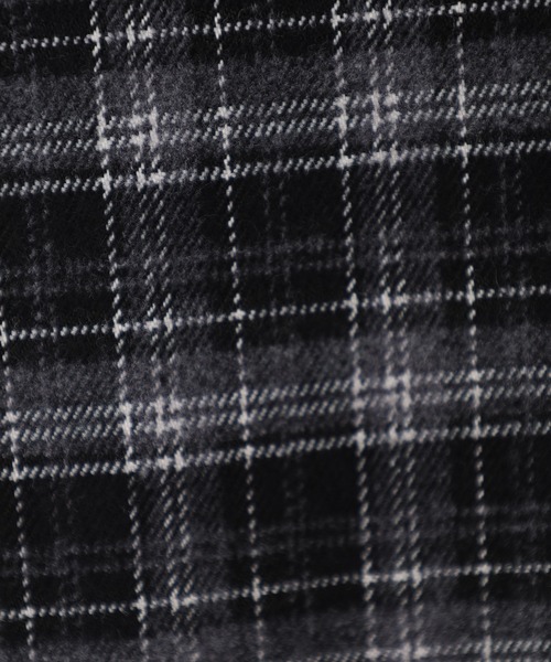 A.N.L（エーエヌエル　レーベル）の「A.N.Lタータンチェックネルシャツワンピース（シャツワンピース・レディース・ブラック/グリーン・38）」の20枚目の写真