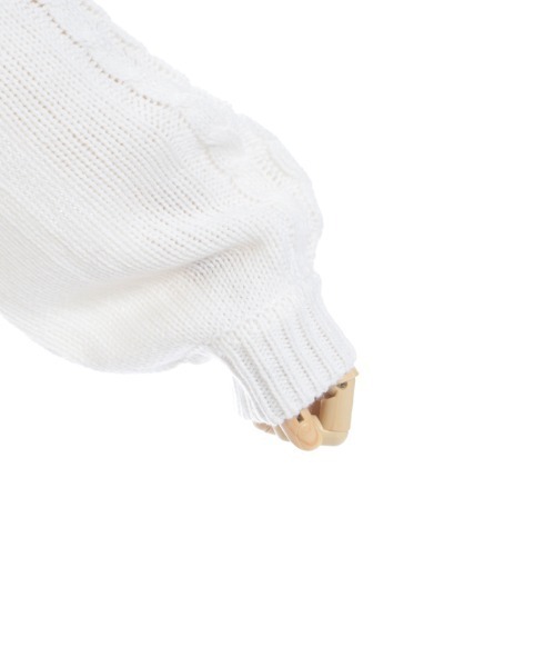 axes femme（アクシーズファム）の「Ｗリボンニットチュニックワンピース（ワンピース・キッズ・キナリ/ピンク・LARGE/MEDIUM/X-LARGE）」の10枚目の写真