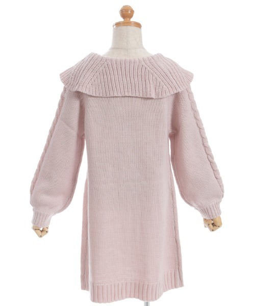 axes femme（アクシーズファム）の「Ｗリボンニットチュニックワンピース（ワンピース・キッズ・キナリ/ピンク・LARGE/MEDIUM/X-LARGE）」の14枚目の写真