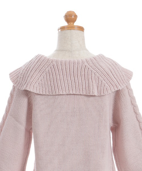 axes femme（アクシーズファム）の「Ｗリボンニットチュニックワンピース（ワンピース・キッズ・キナリ/ピンク・LARGE/MEDIUM/X-LARGE）」の18枚目の写真