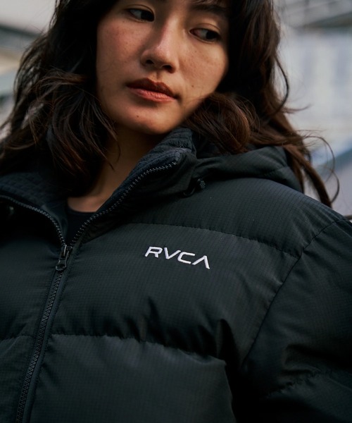 RVCA(ルーカ)の「RVCA レディース BALANCE PUFFER HD JACKET ジャケット 【2025年秋冬モデル】(ブルゾン・レディース・ブラック/サックスブルー/ホワイト系その他/オレンジ系その他・SMALL/MEDIUM/LARGE)」の9枚目の写真