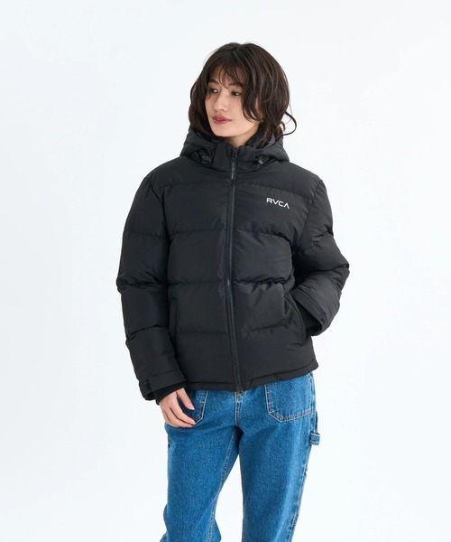 RVCA(ルーカ)の「RVCA レディース BALANCE PUFFER HD JACKET ジャケット 【2025年秋冬モデル】(ブルゾン・レディース・ブラック/サックスブルー/ホワイト系その他/オレンジ系その他・SMALL/MEDIUM/LARGE)」の15枚目の写真