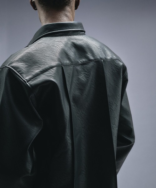 ANDER HUNK（アンダーハンク）の「【 2size 】W-Pocket Metal Button Shirt  / Wポケットメタルボタンシャツ（シャツ/ブラウス・メンズ・ブラック・LARGE/MEDIUM）」の11枚目の写真