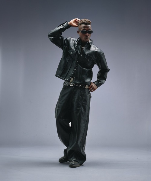 ANDER HUNK（アンダーハンク）の「【 2size 】W-Pocket Metal Button Shirt  / Wポケットメタルボタンシャツ（シャツ/ブラウス・メンズ・ブラック・LARGE/MEDIUM）」の15枚目の写真