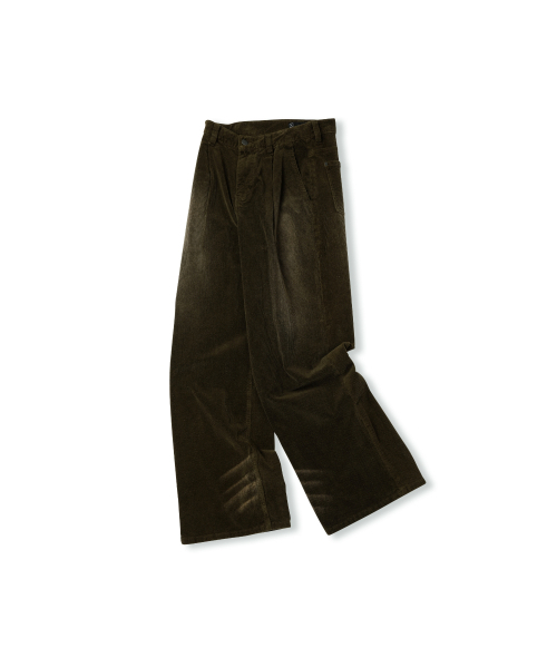 LEATHERY（レザリー）の「ウォッシュドコーデュロイパンツ[KHAKI]（その他パンツ・レディース・その他・SMALL/MEDIUM/LARGE）」の4枚目の写真