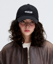 MACNI（マクニ）の「LOGO PATCH NYLON DEEP CAP BLACK（キャップ）」