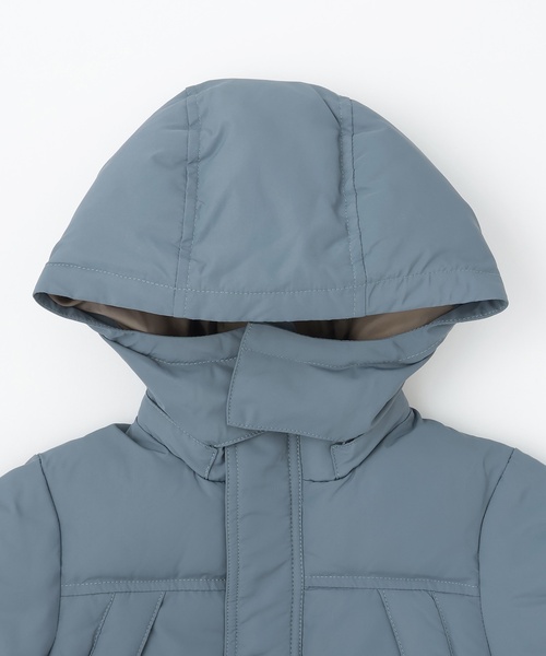 petit main（プティマイン）の「【リンク/撥水加工】モンスターダウンジャケット（ダウンジャケット/コート・キッズ・ネイビー/ブルーグリーン/ライトベージュ・110cm/90cm/100cm/80ｃｍ/130cm/120cm）」の10枚目の写真