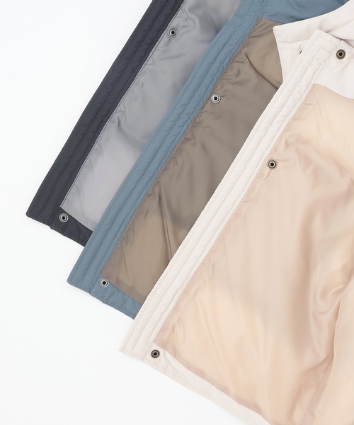 petit main（プティマイン）の「【リンク/撥水加工】モンスターダウンジャケット（ダウンジャケット/コート・キッズ・ネイビー/ブルーグリーン/ライトベージュ・110cm/90cm/100cm/80ｃｍ/130cm/120cm）」の4枚目の写真