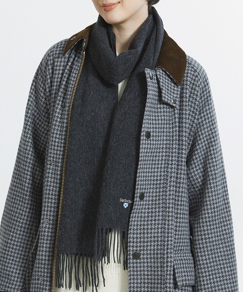 BARBOUR/バブアー】ラムズウール ソリッド マフラー（マフラー