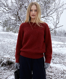 STEADY ROUND KNIT (RED)