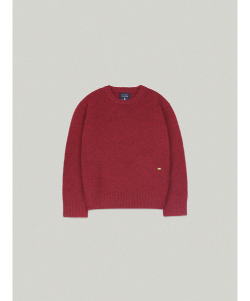 FOLNUA(フォルニュア)の「STEADY ROUND KNIT (RED)(ニット/セーター・レディース・その他・FREE)」の2枚目の写真