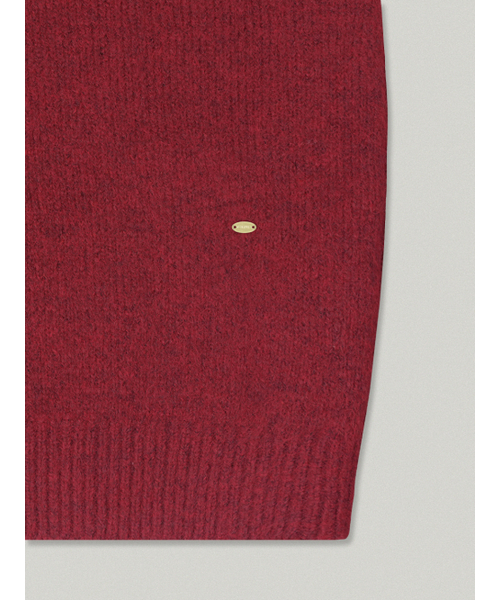 FOLNUA(フォルニュア)の「STEADY ROUND KNIT (RED)(ニット/セーター・レディース・その他・FREE)」の4枚目の写真