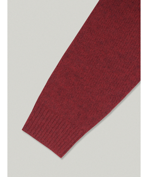 FOLNUA(フォルニュア)の「STEADY ROUND KNIT (RED)(ニット/セーター・レディース・その他・FREE)」の5枚目の写真