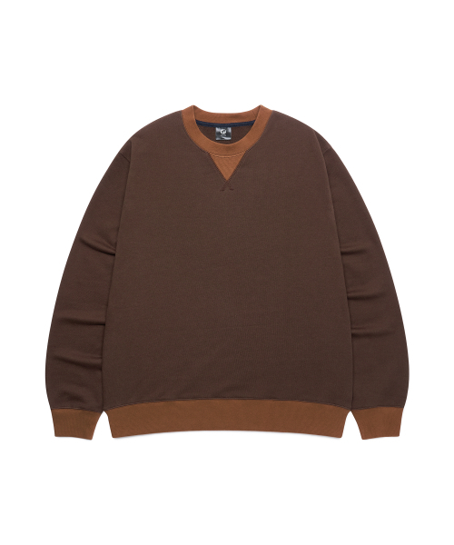 CAMEL WORK（キャメルワーク）の「NO.117 ゴセットステッチヴィンテージスウェットシャツ（ブラウン）（スウェット・メンズ・その他・LARGE/X-LARGE/MEDIUM）」の2枚目の写真